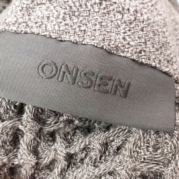 ONSEN Bath Towel Heather Gray 100% Supima Cotton 33” X 57” - Picture 5 of 10